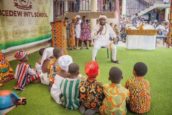 The Cultural Day audience watching a performance at Gracedew